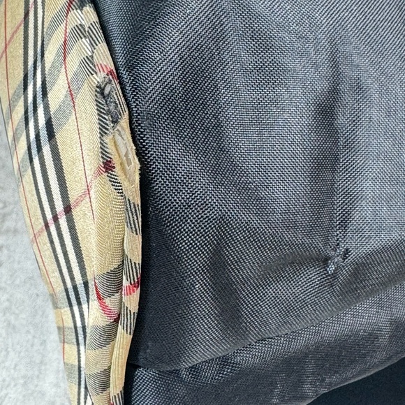 Burberry Blue Label Nova Check Black Nylon - Picture 15 of 17
